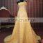 IN STOCK Off-The-Shoulder Flower party dress women's floor-length prom dress SE89