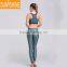 Custom Design Sports Set Of Custom Ladies Bra And Pants Fish Scale Yoga Wear