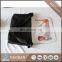 Sublimation custom large purse with photo pocket, black satin body, with detachable/changeable flap.