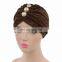 Pearl Diamond Corduroy Hood Muslim Indian Hat Velvet Turban