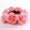 Stylish Women Girl Rose Flower Hair Band Rope Elastic Ponytail Holder Scrunchie