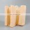 factory directly supply customized grease proof bread sandwich bag,take away fast food kraft paper bag