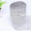 bulk DIY bling birthday/ bridal shower/wedding cake vase decorations silver diamond rhinestone ribbon wedding decoration