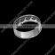 Animal bat shaped silver color titanium rings for boys