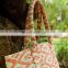 Indian ethnic style canvas shoulder bag hand bag Embroidery Tote Bags