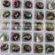 DZ-3119 pointed sew on rivoli glass buttons for clothing