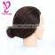 human hair training head for hairdressers Female Mannequin Head mannequin price hair products With Clamp professional