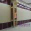 Style design decorative clear glass partition wall for restaurant