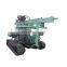 Hydraulic hammer pile driver solar machine for solar project
