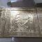 For Office Building & Resort 1220mm X 2440mm Size Carved Flowers Veneer