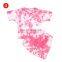Infant Baby Girls Tie-dye Printed Clothes Sets For 1-5Y Summer Short Sleeve Print Boy T Shirts Tops+Shorts Pants Kids Boy Suits