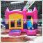 Commercial Bounce House Slide Inflatable Jumping Pink Princess Bouncy Castle For Kids