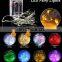 New 2M 5M 10M Copper Silver Wire LED String lights Waterproof Holiday lighting For Fairy Christmas Wedding Party Decoration