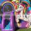 Cheap Bounce House Commercial Kids Jumping Castle Slide Unicorn Inflatable Bouncer Combo For Sale