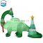 Wholesale cheap customized inflatable cartoons giant Christmas dinosaur yard decoration