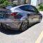 Комплект широкого кузова ModelY NC Style с углепластиковым передним спойлером, боковыми порогами, бровями колес, задним диффузором и спойлером для Tesla modelY 2019+