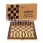 Amazon Hot Sale Folding Plastic Pop It Chess Set Collapsible Wooden Chess Games Checkers Board