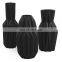 Nude Color Hand Painted Geometric Design Shape Ceramic Vase Floor Porcelain For Home Decoration