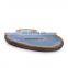 oval enamel wooden tray