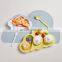 Customer Oriented High Quality Luxury Feeding Fiber Plate Bamboo Kids Dinnerware Set
