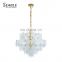 Hot Sale Residential Decoration Fixtures Living Room Dining Room Glass Chandelier Light