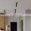 Modern Black/White Long Tube Ceiling Light Recessed LED Spot Lamp Angle Rotatable 12W for Kitchen Bedroom Picture TV Background