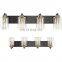 Minimalist Style Bathroom Vanity Light 3-Lights Golden Cheap Price For Bathroom Kitchen Metal Cylinder Glass Shade Wall Lamp