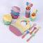Factory Feeding Set Bee Shape Bowl Bib Spoon Fork Sets