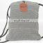 Fabric Shoulder Bag Avoid Theft Backpack Waterproof Drawstring Level 5 Cut Resistant Anti-theft Bag With Lock