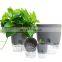 Wholesale Plastic Flower Pot Smart Planters Planter Plant Flowerpot Transparent Automatic Self Watering Pots For Indoor Plants