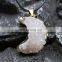 Hot Sold Other Jewelry Spirit Quartz Cluster Crystal Moon Pendant 2022 Natural Crafts Necklaces Mothers Day Gifts