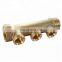 China manufacturer casting brass floor heating manifold