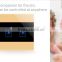 Newest Gold 2 Gang Crystal Glass Panel 433MHZ WIFI Smart Electrical Wall Remote Wireless Switch