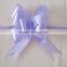 18*390mm New Design Butterfly Pull bow made by poly plain printing ribbon with punching lacework sides