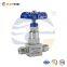 [RUOTENG]  Stainless Steel High Pressure Double Ferrule Grafoil Seal One Piece Needle Valve