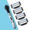 1 Stick 4 Blade Cartridges Shaving Razor For Men Four Layers Stainless Steel Blade Men Beard Razor Factory Wholesale Quality