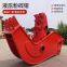 Excavator crushing pliers demolition operation crushing pliers concrete block crushing