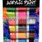 24ct Acrylic Paint (20ml) A0092,non-toxic,easy to use, Cheap Portable Kids&Artists
