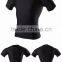 (OEM/ODM Factory)Black Short sleeve quick dry breathable compression wear men compression wear quick dry running tops for men