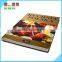 customized food cook book, hardcover, softcover priting