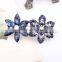 Stylish vintage ink Blue Crystal springs burst hair clip,hair clips,Hair Clasp