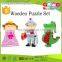 Hot Sale Children Creative Jigsaw Animal Kit 3D Wooden Puzzle Set