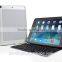 Backlit keys Leather case for iPad Air with 7 LED backlit color,Bluetooth backlit keyboard for iPad Air