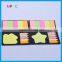 Customized colorful sticky notepad apple shaped sticky notes leather holder