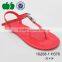 Trendy summer new flat diamond lady fashion durable pvc sandals