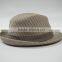 Ladies fashion winter fedora hat with rolled brim