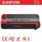 sunpow Mini 12v car jump starter power bank Multi-functional battery charger/booster for mobile phone LED light SOS