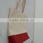 Laminated fashionable blank canvas tote bag