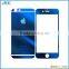 Front+Back Metallic plating color tempered glass screen protector for iPhone 6 6Plus