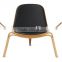 living room leisure plywood Hans wegner shell chair